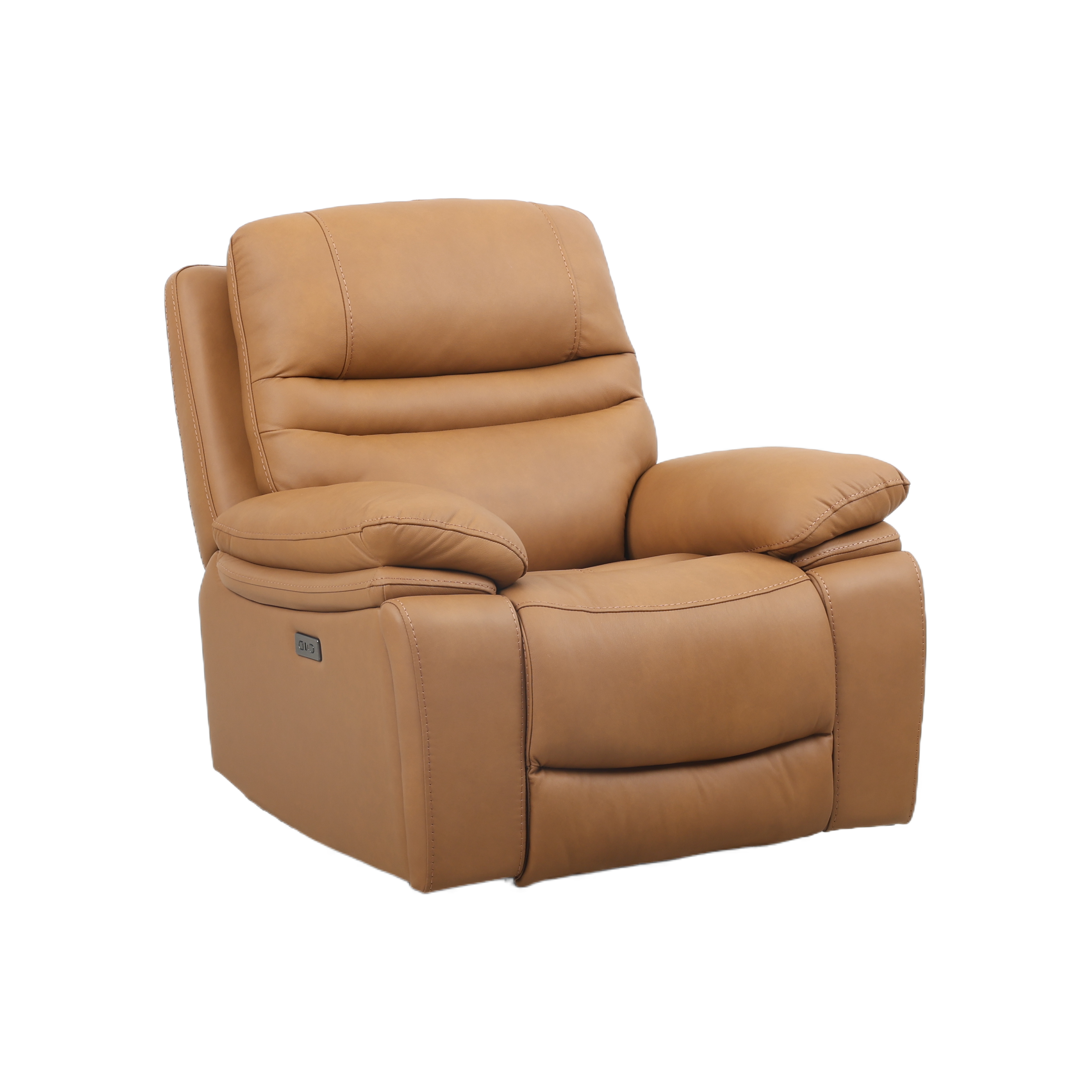 Leather Recliner in Oslo Antelope