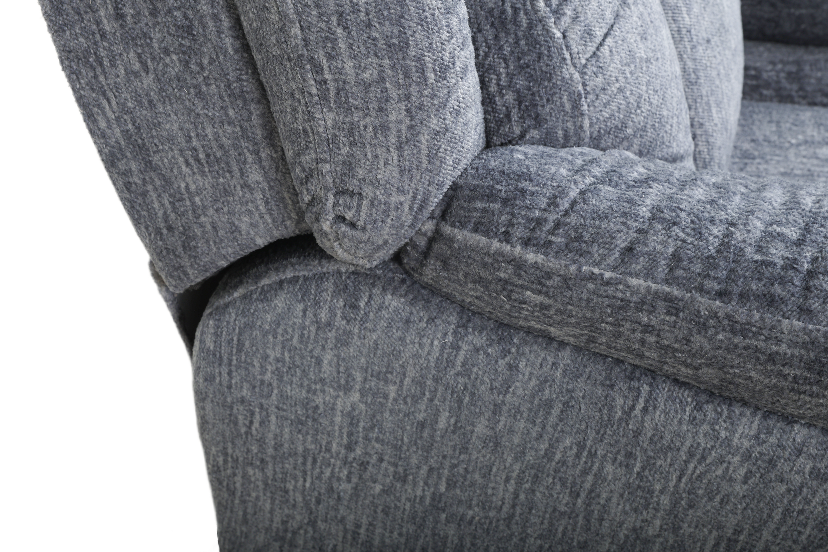 Cushioned Recliner in Blue