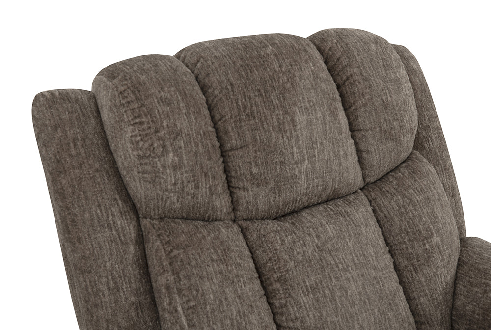 Cushioned Recliner in Brown