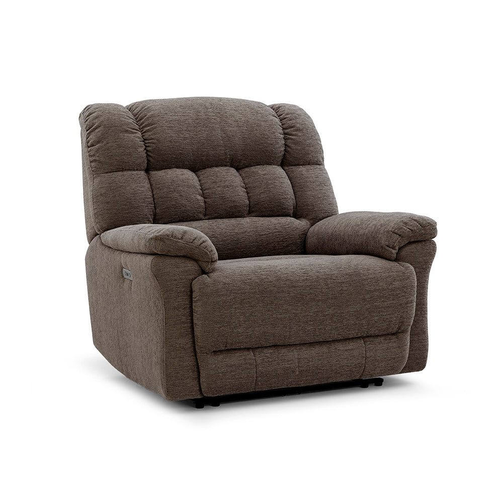 Oversized Recliner Chair Brown