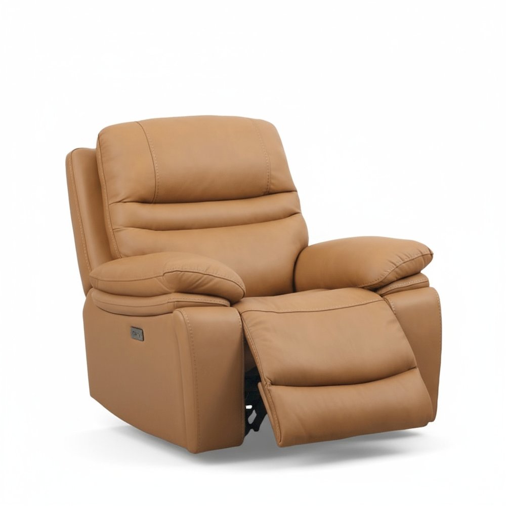 Leather Power Recliner Chair