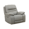 Leather recliner in Oslo Pewter