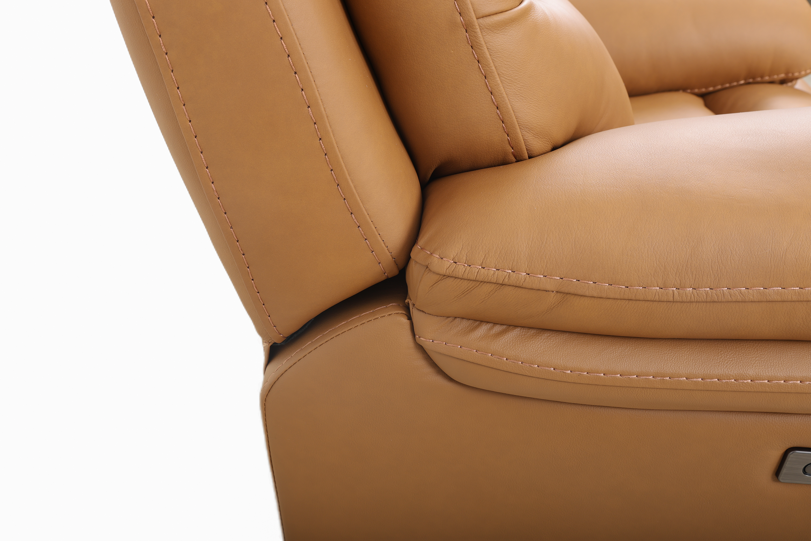 Leather Recliner in Oslo Antelope