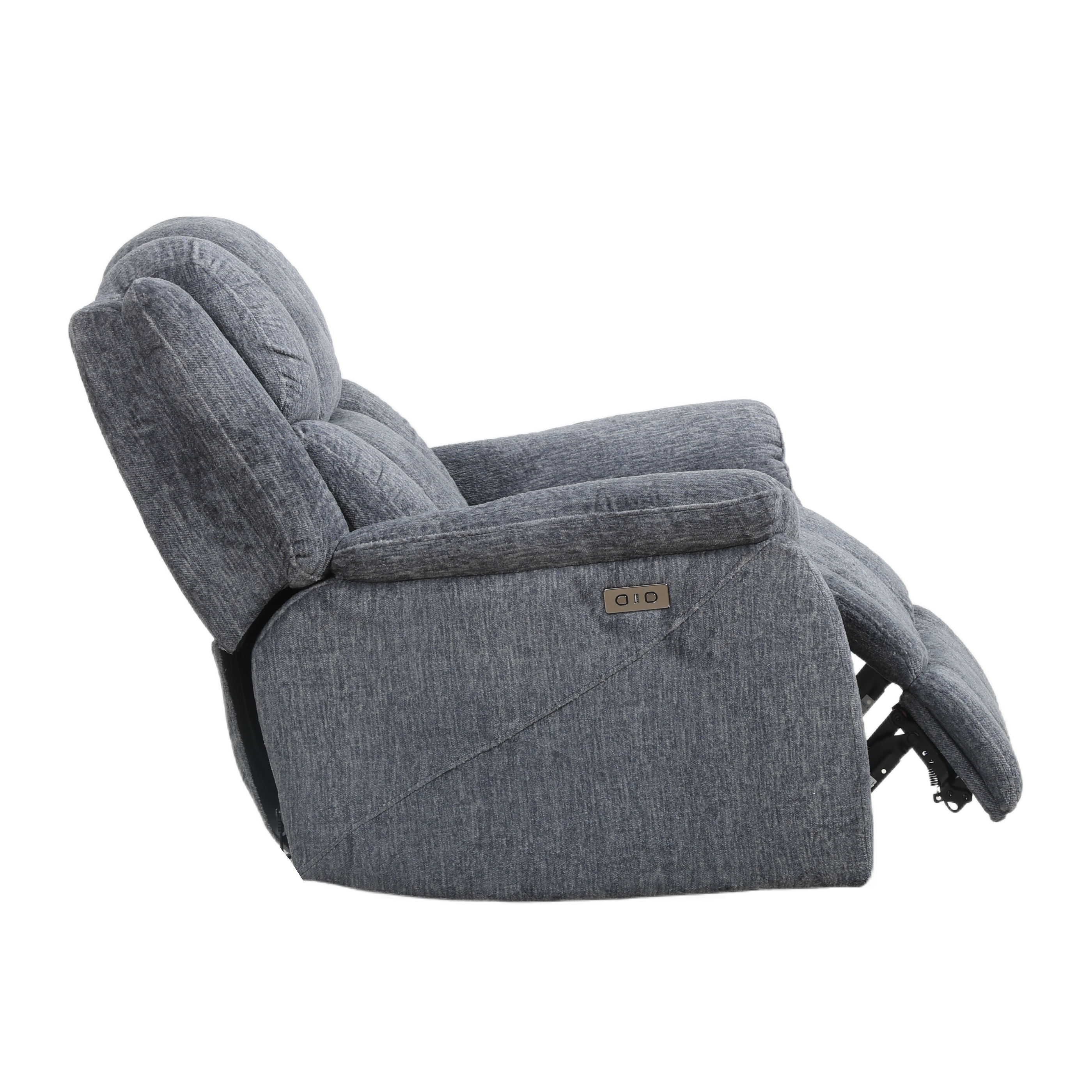 Cushioned Recliner in Blue