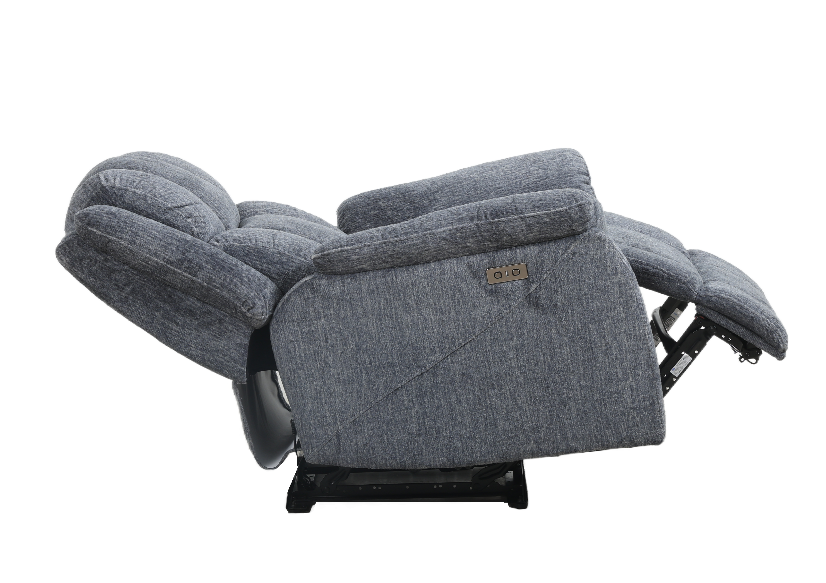 Cushioned Recliner in Blue