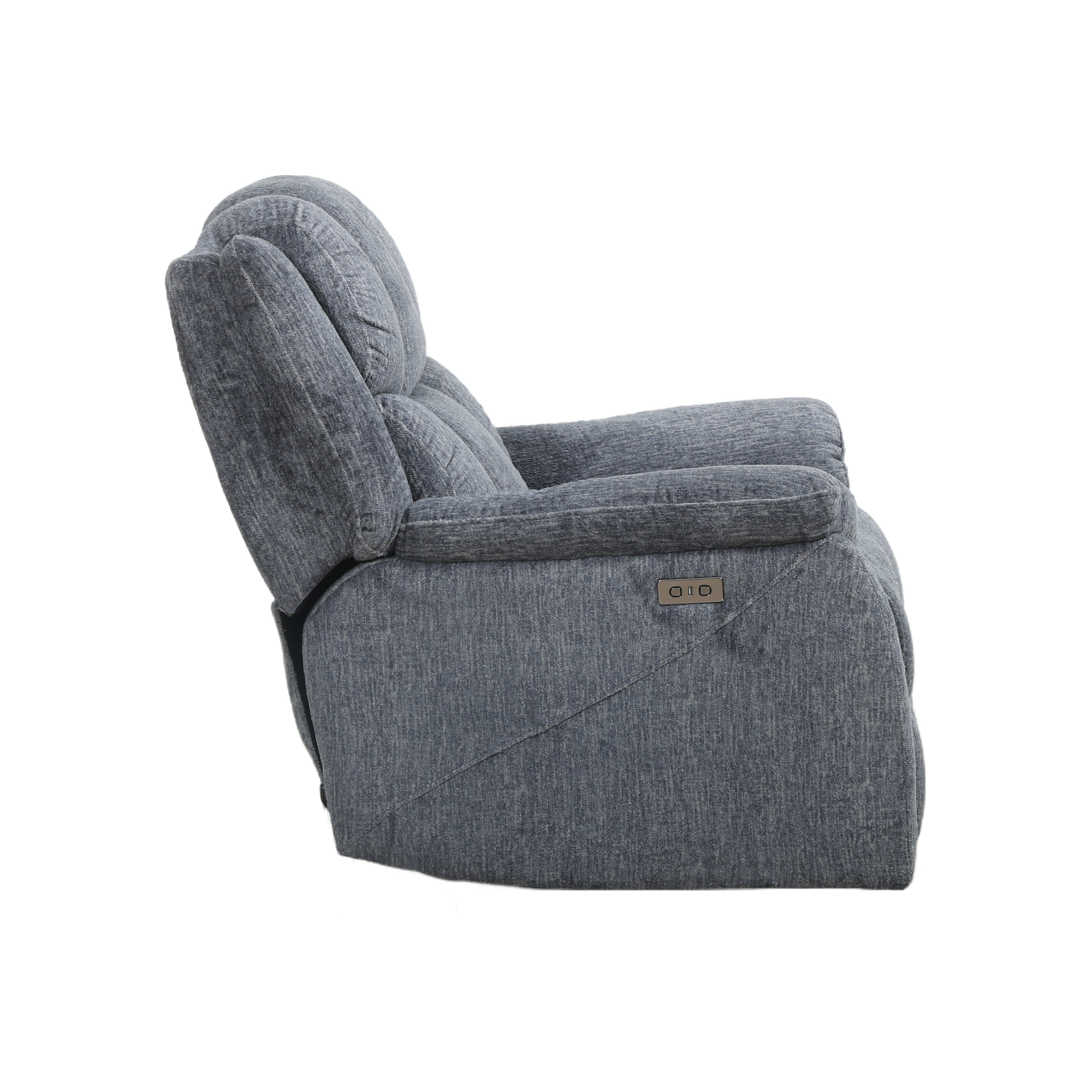 Cushioned Recliner in Blue