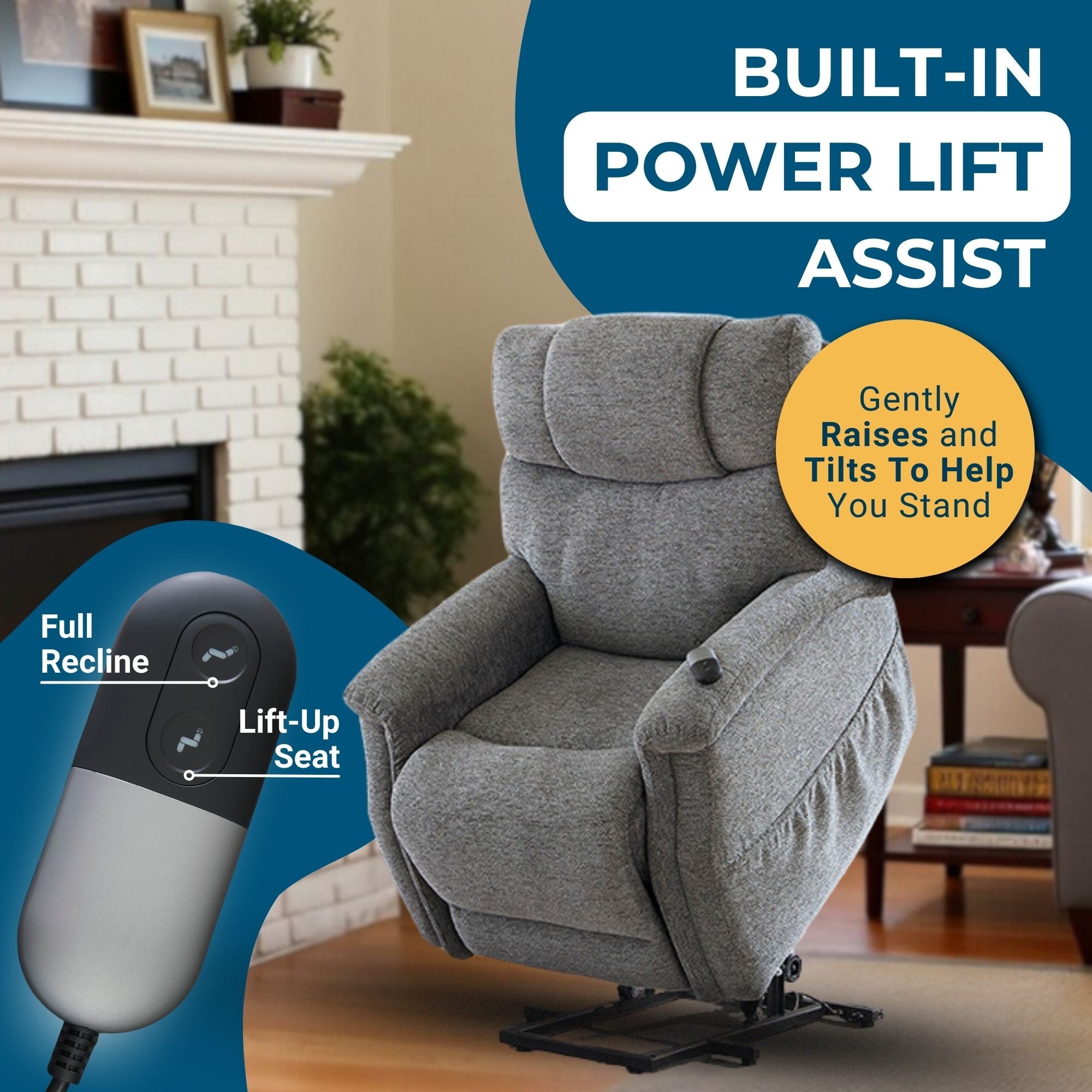 Balboa Lift Chair Dark Gray