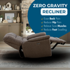 Oversized Recliner Chair Brown