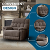 Oversized Recliner Chair Brown