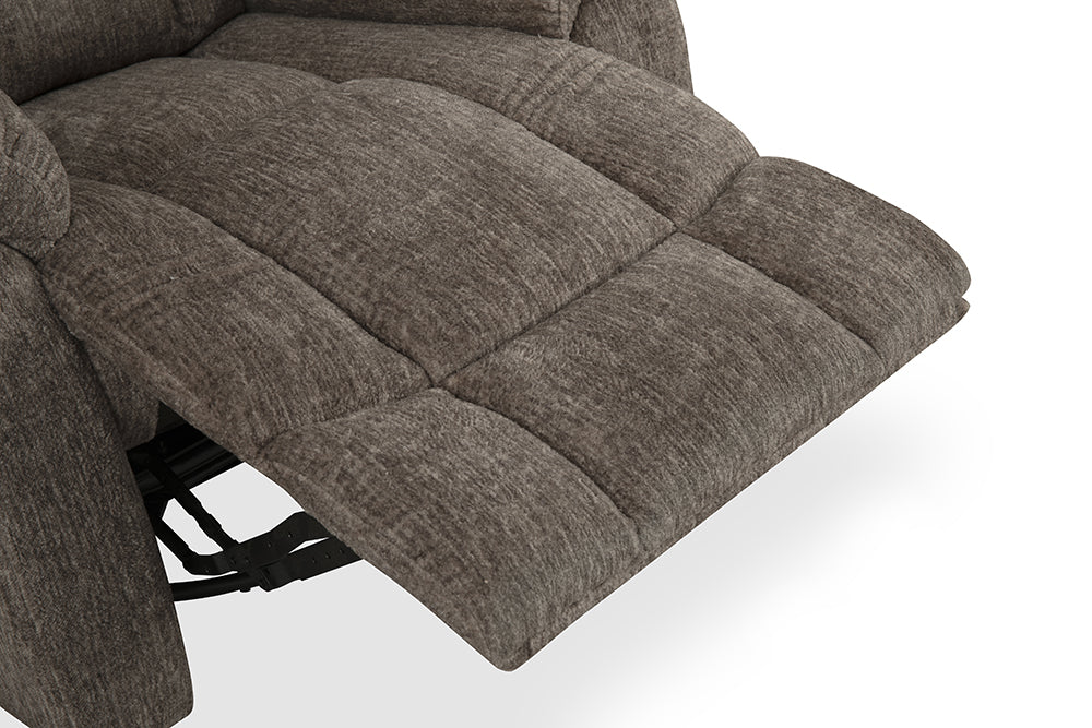 Cushioned Recliner in Brown