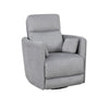 Soft Fabric Recliner in Silver