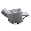 Soft Fabric Recliner in Silver