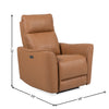 Modern Leather Recliner in Brown