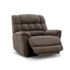 Oversized Recliner Chair Brown