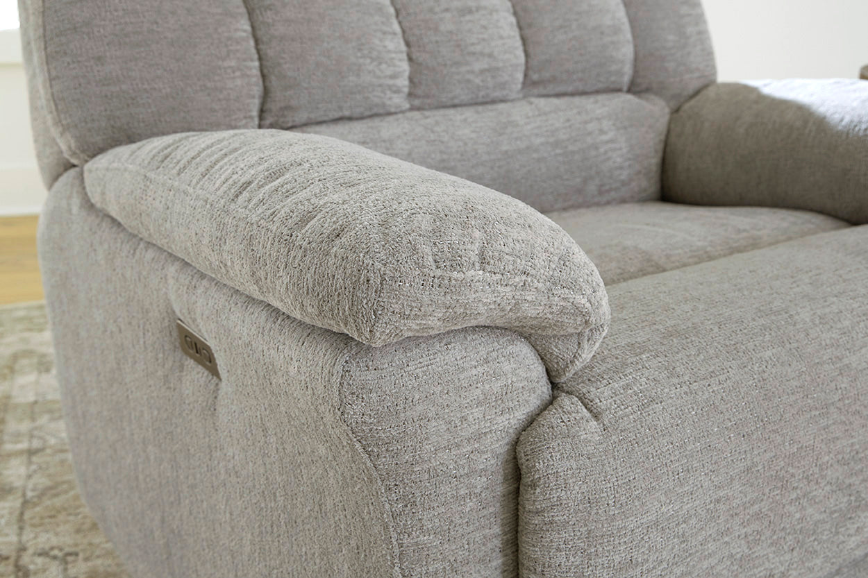 Oversized Recliner Chair Light Gray