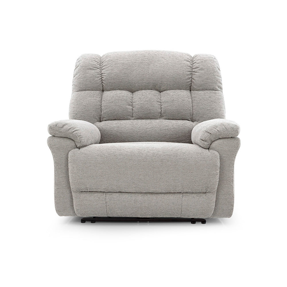 Oversized Recliner Chair Light Gray